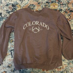 Brown Colorado Crewneck